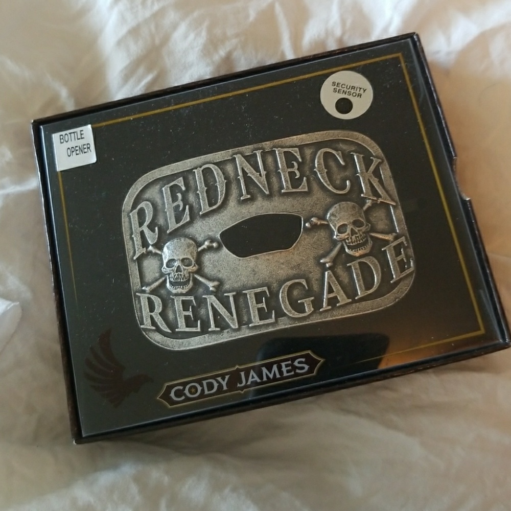 Redneck renegade belt buckle Cody James western